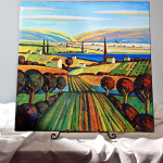 Painting of countryside by Irina Koulikov