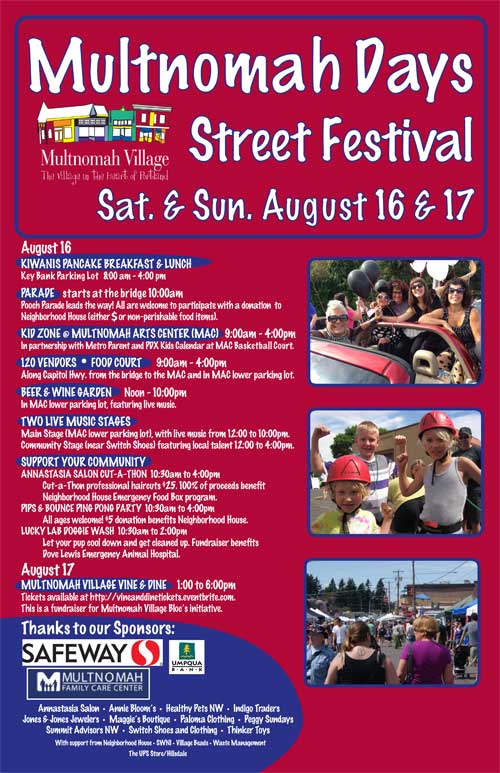 Image of Multnomah Days 2014 poster