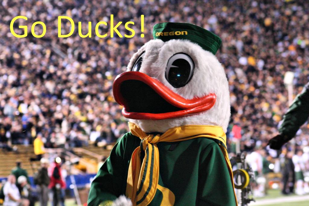 Picture of Oregon Ducks mascot