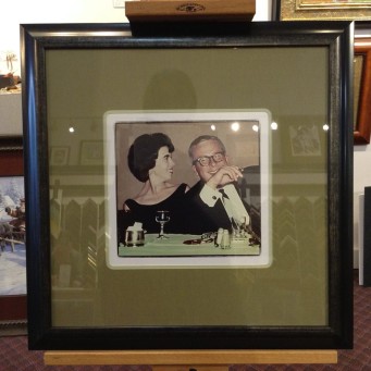 1950s photo of couple dining