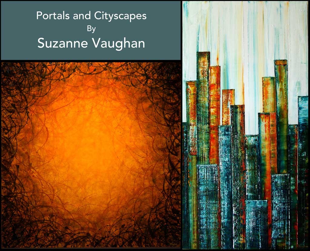 Portals and Cityscapes paintings by Suzanne Vaughan