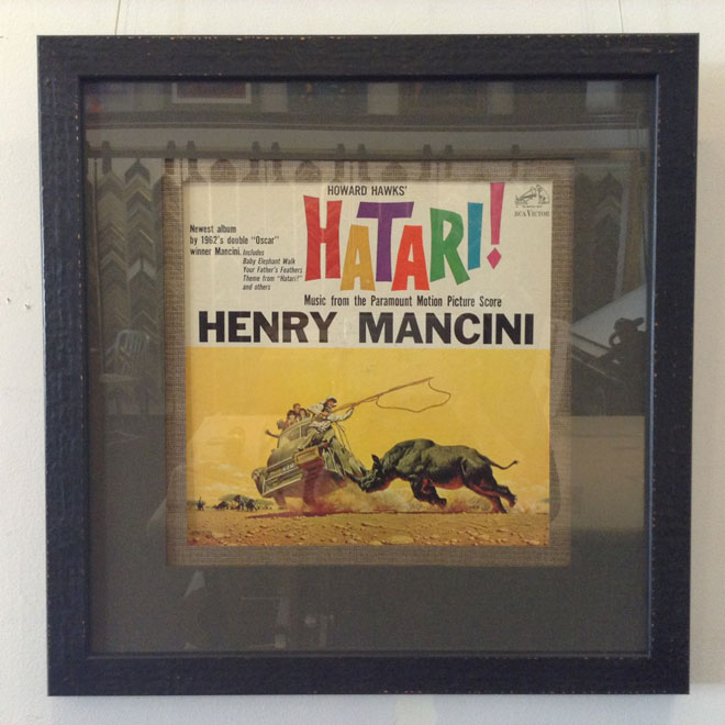 Front of Hatari by Henry Mancini in frame
